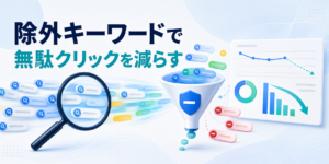 除外キーワードで無駄クリックを減らす