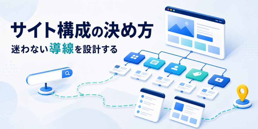 サイト構成の解説イメージ