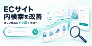 ECサイト内検索の解説イメージ