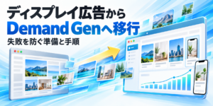 Googleディスプレイ広告をDemand Genへ移行するイメージ
