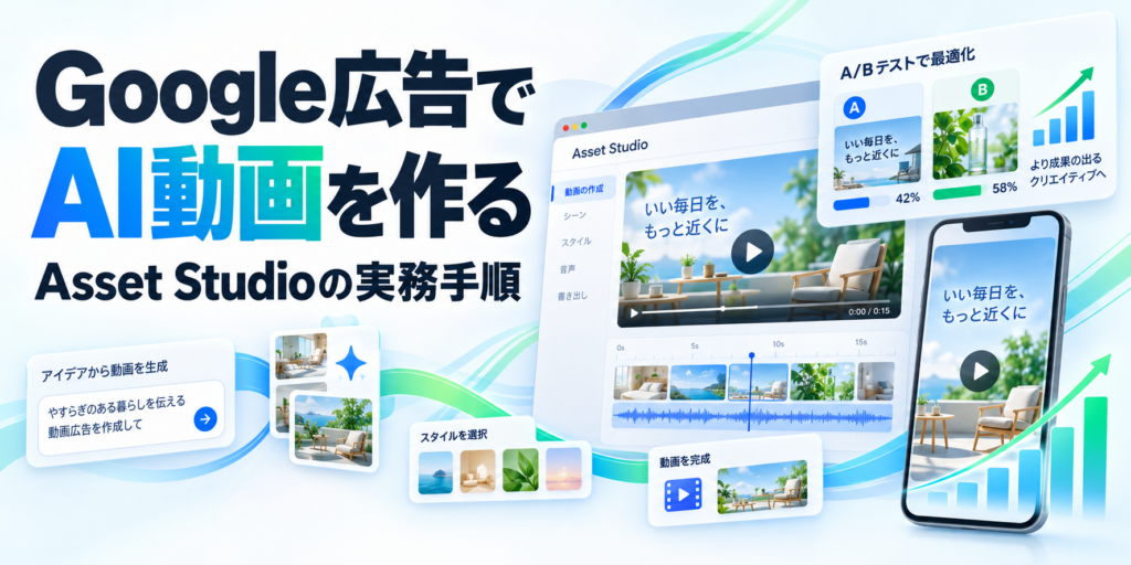 Google広告のAsset StudioでAI動画を作る実務手順